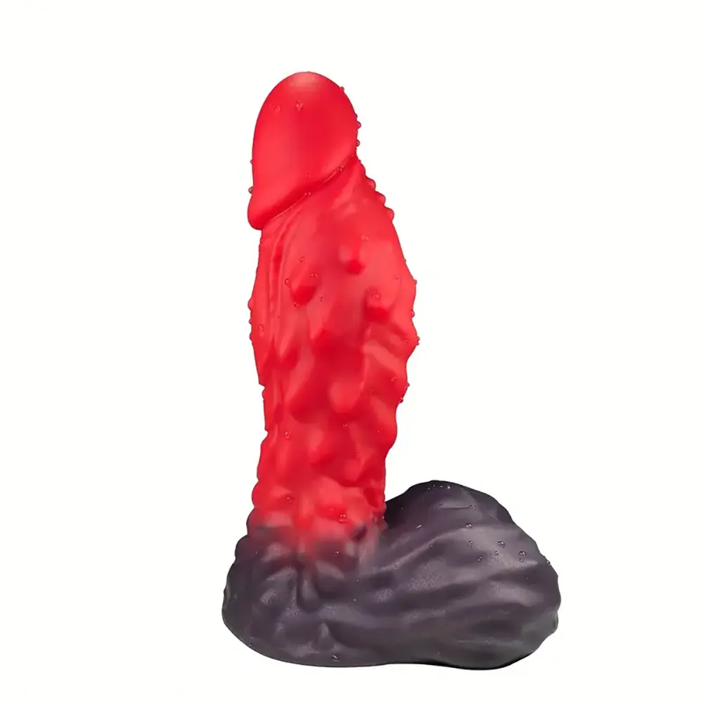8.66in Dragon Spiked Scale Soft Silicone Big Dildo Female Sex Toy