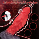 8.66in Dragon Spiked Scale Soft Silicone Big Dildo Female Sex Toy