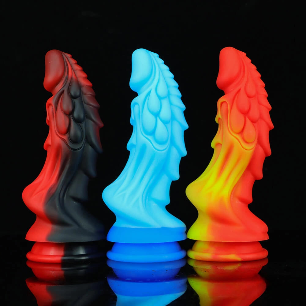 8.66in Dragon Top Quality Silicone Thick Dildo For Anus Stimulation