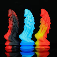 8.66in Dragon Top Quality Silicone Thick Dildo For Anus Stimulation