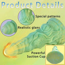 8.66in Dreamy Monster Creature Thick Alien Toy Suction Cup Silicone Dildo