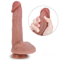 8.66in Erotic Dildo Sextoy For Women With Powerful Suction Cup