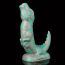 8.66in Fantasy Animal Dinosaur Monster Silicone Thick Soft Dildo For Women