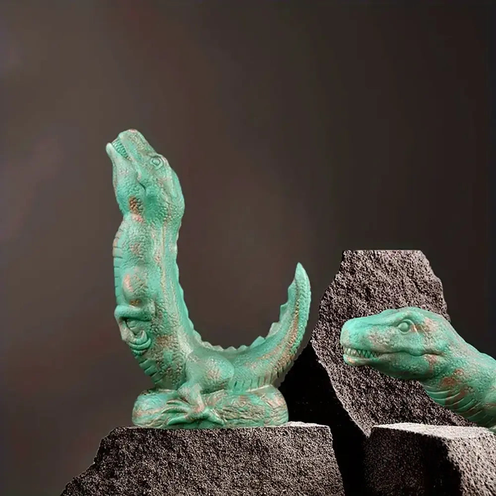 8.66in Fantasy Animal Dinosaur Monster Silicone Thick Soft Dildo For Women