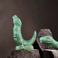 8.66in Fantasy Animal Dinosaur Monster Silicone Thick Soft Dildo For Women