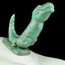 8.66in Fantasy Animal Dinosaur Monster Silicone Thick Soft Dildo For Women