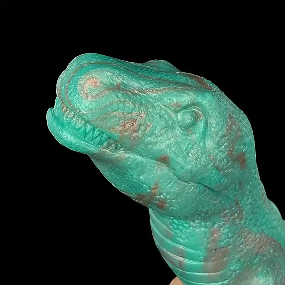 8.66in Fantasy Animal Dinosaur Monster Silicone Thick Soft Dildo For Women