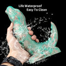 8.66in Fantasy Animal Dinosaur Monster Silicone Thick Soft Dildo For Women