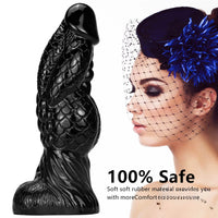 8.66in Fantasy Animal Snake Dildo Thick Penis Sex Toy For Love