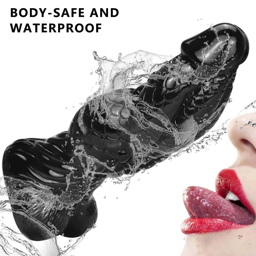 8.66in Fantasy Animal Snake Dildo Thick Penis Sex Toy For Love