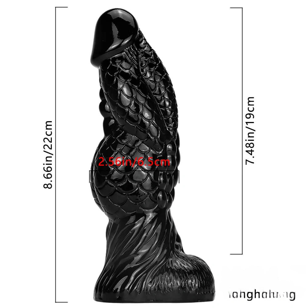 8.66in Fantasy Animal Snake Dildo Thick Penis Sex Toy For Love