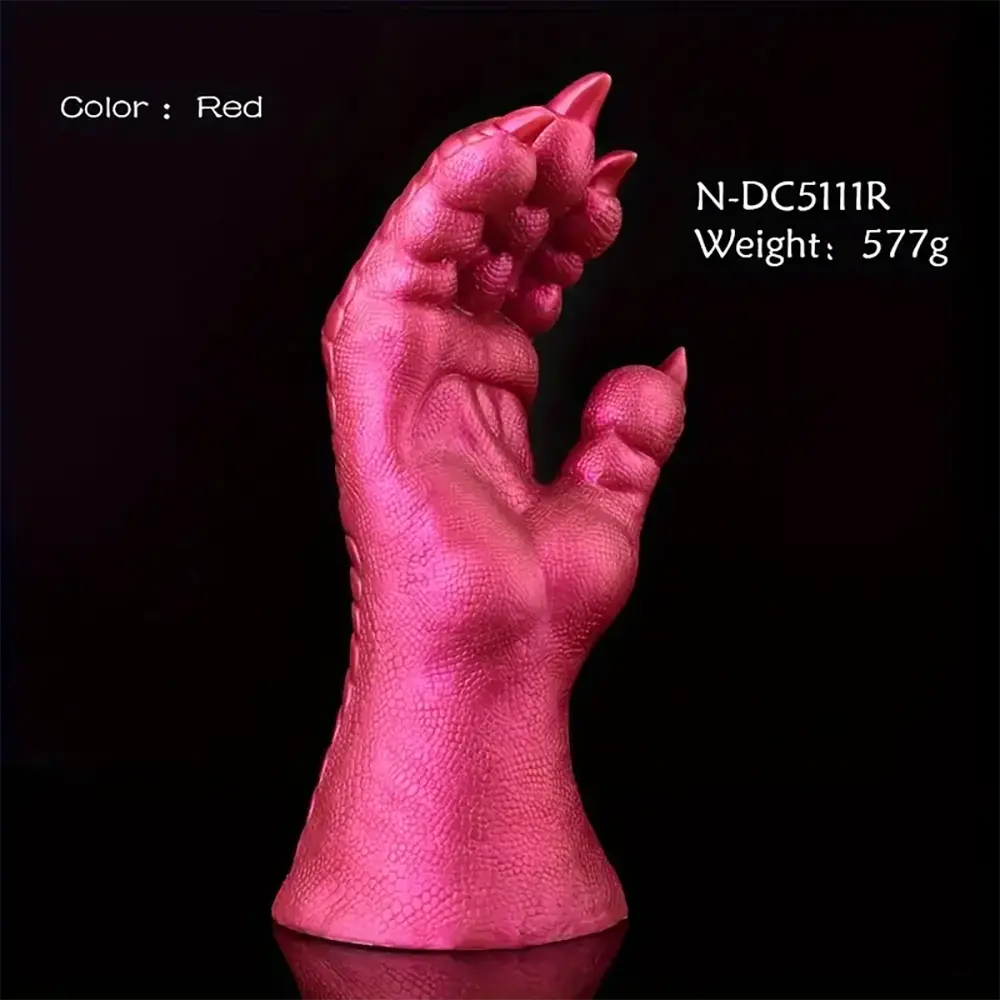 8.66in Fantasy Monster Hands Silicone Soft Dildo For Women G Spot Love
