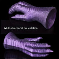 8.66in Fantasy Monster Hands Silicone Soft Dildo For Women G Spot Love