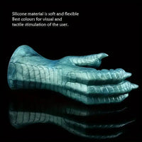 8.66in Fantasy Monster Hands Silicone Soft Dildo For Women G Spot Love