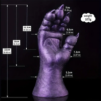 8.66in Fantasy Monster Hands Silicone Soft Dildo For Women G Spot Love