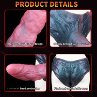 8.66in Fantasy Monster Hollow Dildo Harness Pants Strap on Big Dildo