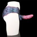 8.66in Fantasy Monster Hollow Dildo Harness Pants Strap on Big Dildo