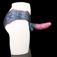 8.66in Fantasy Monster Hollow Dildo Harness Pants Strap on Big Dildo