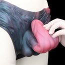 8.66in Fantasy Monster Hollow Dildo Harness Pants Strap on Big Dildo