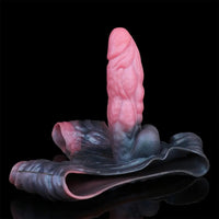 8.66in Fantasy Monster Hollow Dildo Harness Pants Strap on Big Dildo