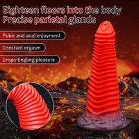 8.66in Fantasy Silicone Soft Big Dildo Female Soft Silicone Anal Plug Dildo