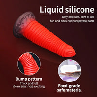 8.66in Fantasy Silicone Soft Big Dildo Female Soft Silicone Anal Plug Dildo