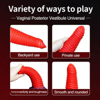 8.66in Fantasy Silicone Soft Big Dildo Female Soft Silicone Anal Plug Dildo