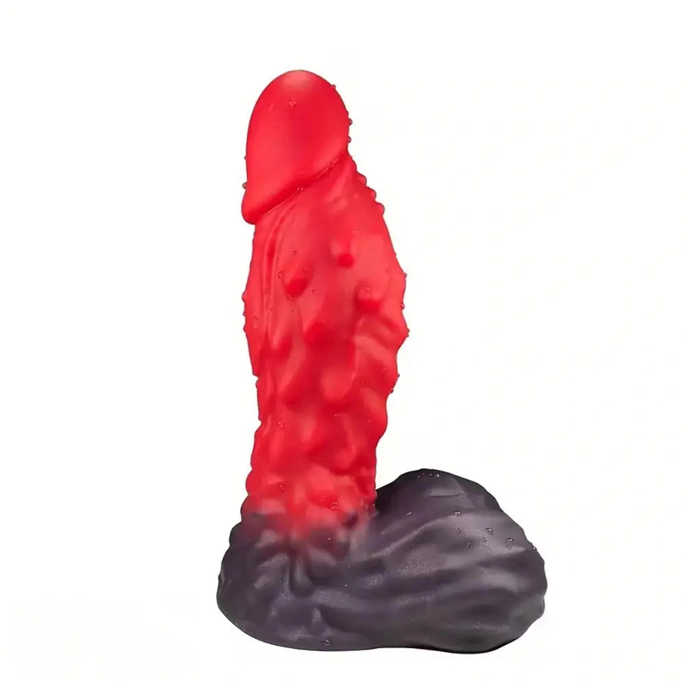 8.66in Fiery Dragon Silicone Dildo Lifelike Sex Toy For Men and Women