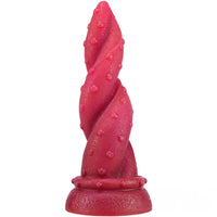 8.66in Fire Design Lifelike Dildo Soft Silicone Thick Adult Sex Toy