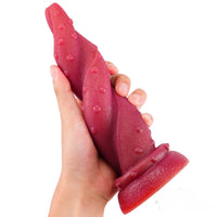 8.66in Fire Design Lifelike Dildo Soft Silicone Thick Adult Sex Toy