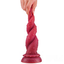 8.66in Fire Design Lifelike Dildo Soft Silicone Thick Adult Sex Toy