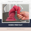 8.66in Fire Design Lifelike Dildo Soft Silicone Thick Adult Sex Toy