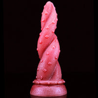 8.66in Fire Design Lifelike Dildo Soft Silicone Thick Adult Sex Toy