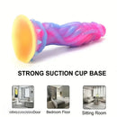 8.66in Glowing Dragon Silicone Monster Dildo For Women Thick Anal Toy