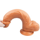 8.66in Gold Dual Layer Silicone Dildo For Men Women Sex