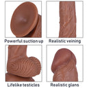 8.66in High Stretchy TPE Lifelike Dildo For Female Masturbation