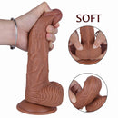 8.66in High Stretchy TPE Lifelike Dildo For Female Masturbation