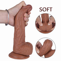 8.66in High Stretchy TPE Lifelike Dildo For Female Masturbation