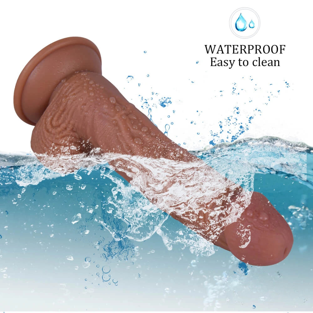 8.66in High Stretchy TPE Lifelike Dildo For Female Masturbation