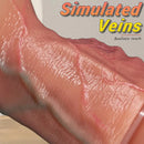 8.66in Inflatable Strap on Lifelike Big Dildo Soft Texture Smooth Dildo Toy