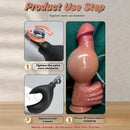 8.66in Inflatable Strap on Lifelike Big Dildo Soft Texture Smooth Dildo Toy
