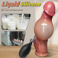 8.66in Inflatable Strap on Lifelike Big Dildo Soft Texture Smooth Dildo Toy