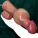 8.66in Inflatable Strap on Lifelike Big Dildo Soft Texture Smooth Dildo Toy