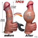 8.66in Inflatable Strap on Lifelike Big Dildo Soft Texture Smooth Dildo Toy