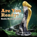 8.66in Kobra Monster Cock Adult Toy Snake Thick Anal Dildo For G-spot