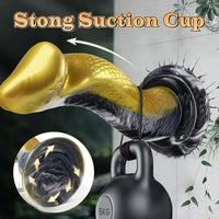 8.66in Kobra Monster Cock Adult Toy Snake Thick Anal Dildo For G-spot