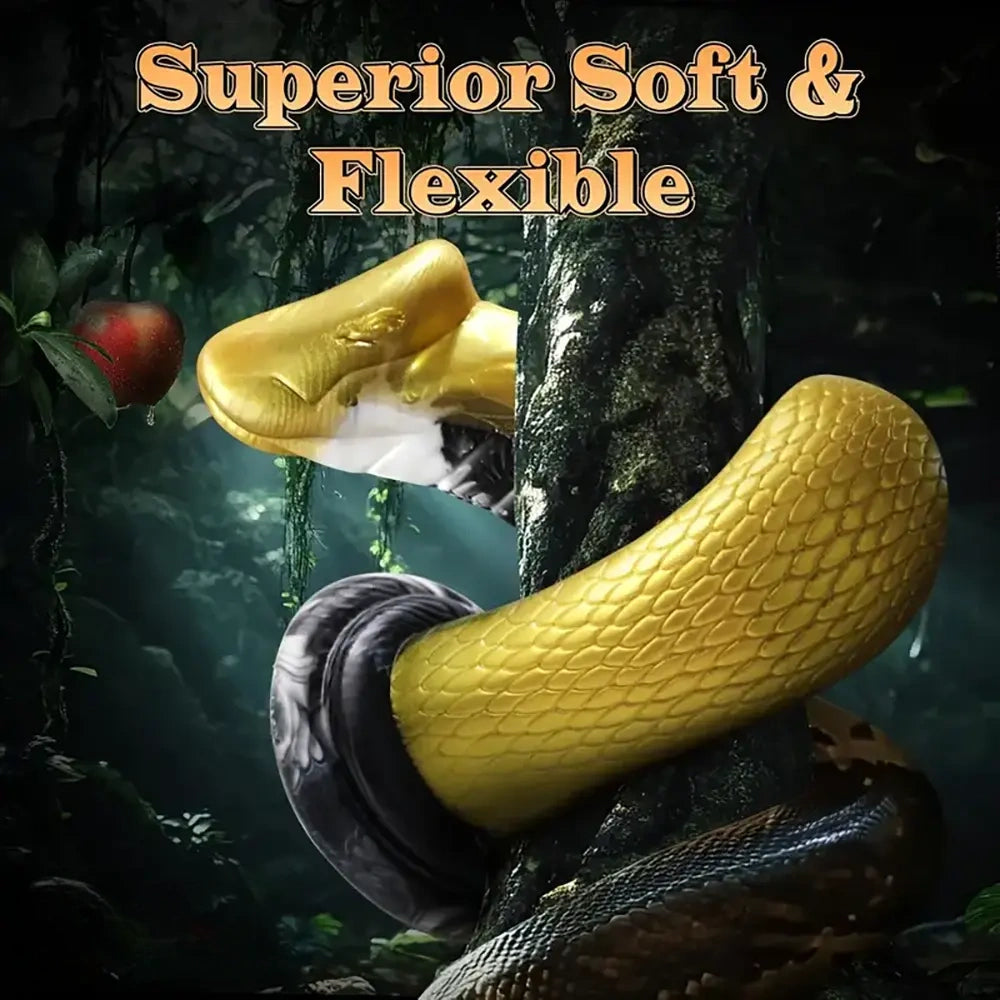 8.66in Kobra Monster Cock Adult Toy Snake Thick Anal Dildo For G-spot