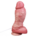 8.66in Liquid Big Lifelike Silicone Double Layer Realistic Cumming Dildo
