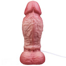 8.66in Liquid Big Lifelike Silicone Double Layer Realistic Cumming Dildo