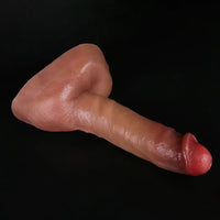 8.66in Liquid Silicone Dual Hardness Soft Big Dildo For G-Spot Masturbation